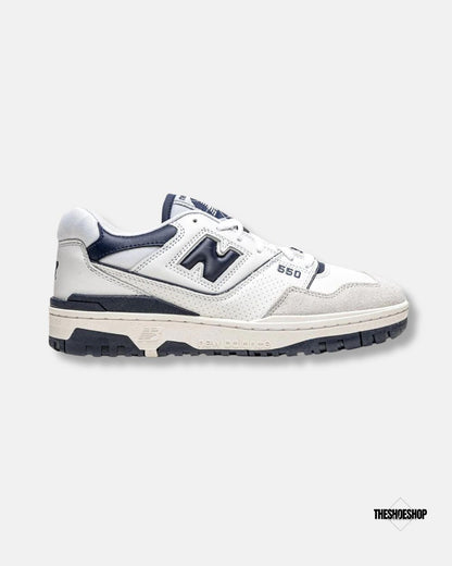 New Balance 550 White/Navy Blue