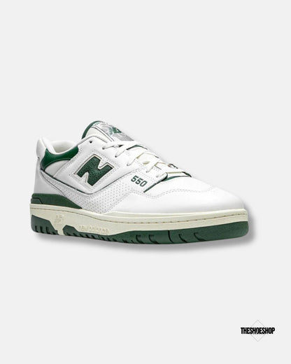 New Balance 550 White/Team Forest Green