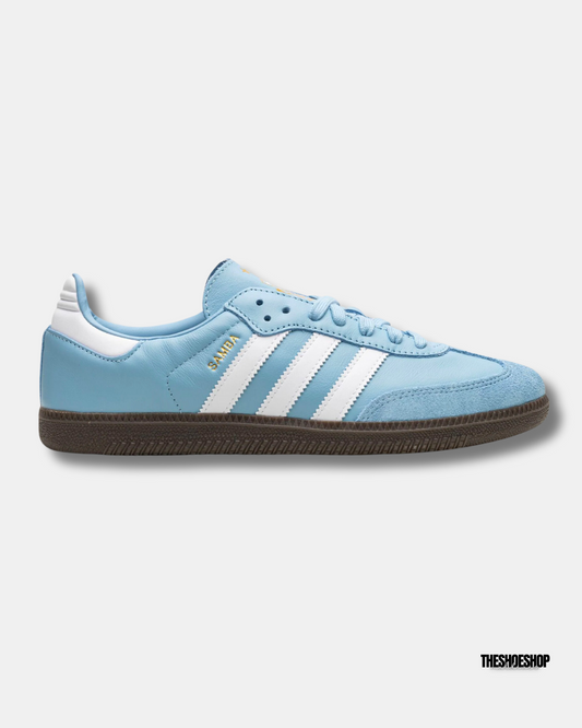 Adidas Samba light blue/white