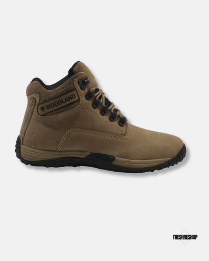 Woodland Dubai Khaki Boots For Men