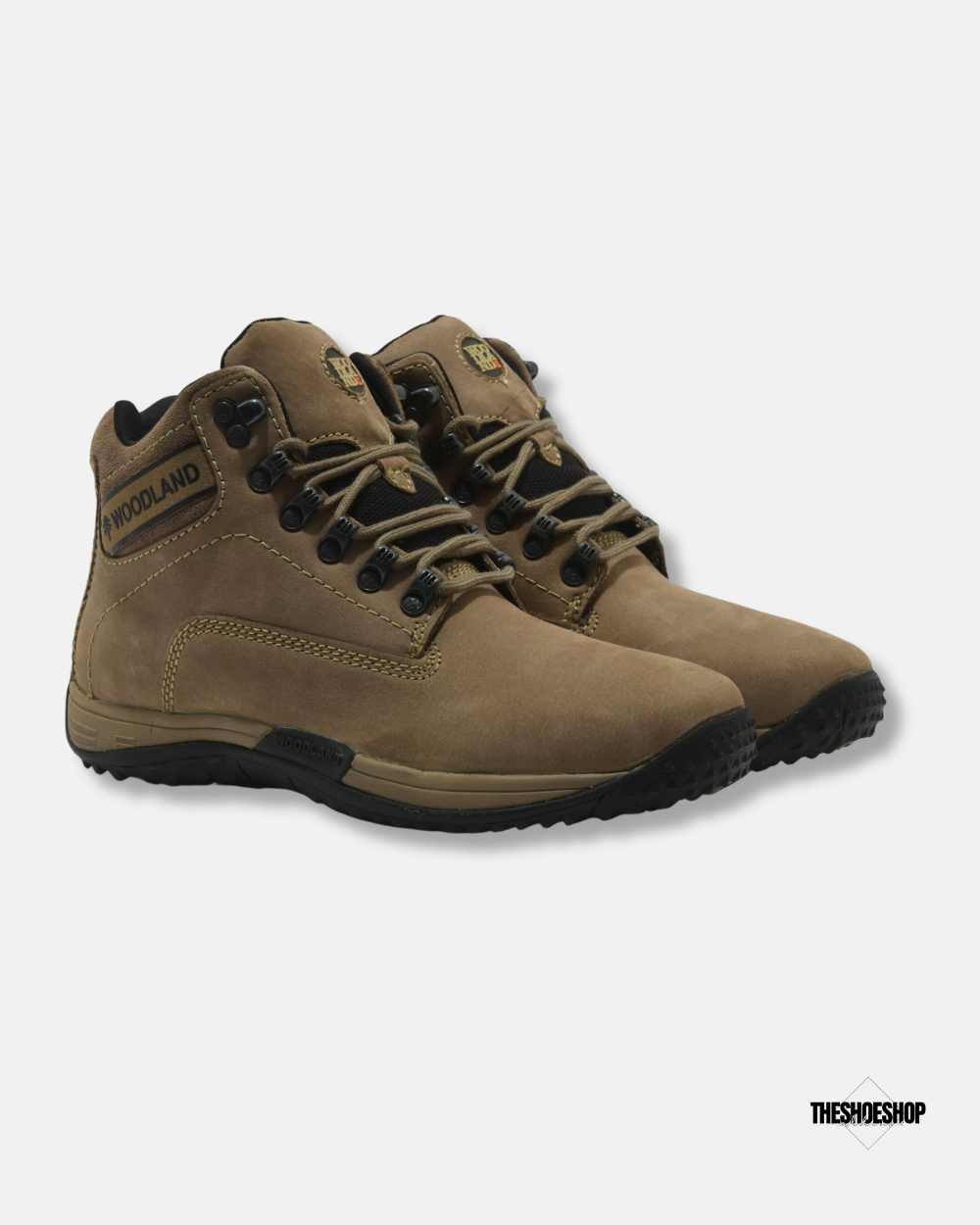 Woodland Dubai Khaki Boots For Men