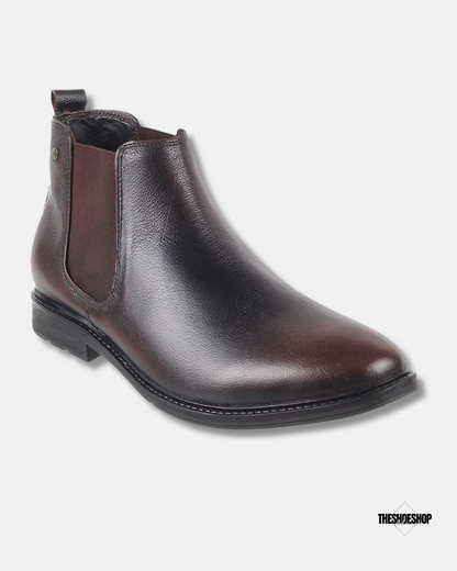 Metro Men Mid-Top Leather Chelsea Boots