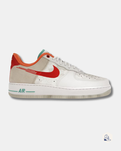 Nike Air Force 1 '07 PRM Just Do It White Red Teal