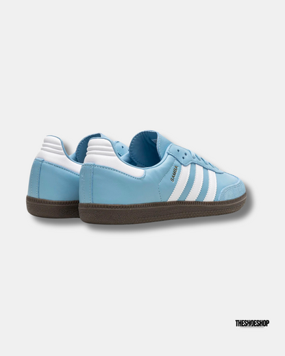 Adidas Samba light blue/white