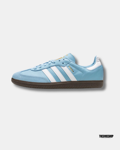 Adidas Samba light blue/white