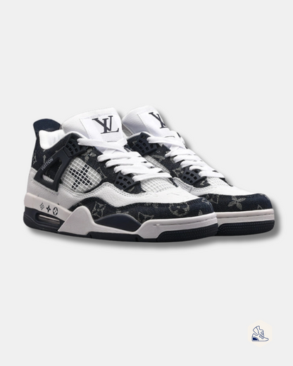 Air Jordan 4 Louis Vuitton Black & White